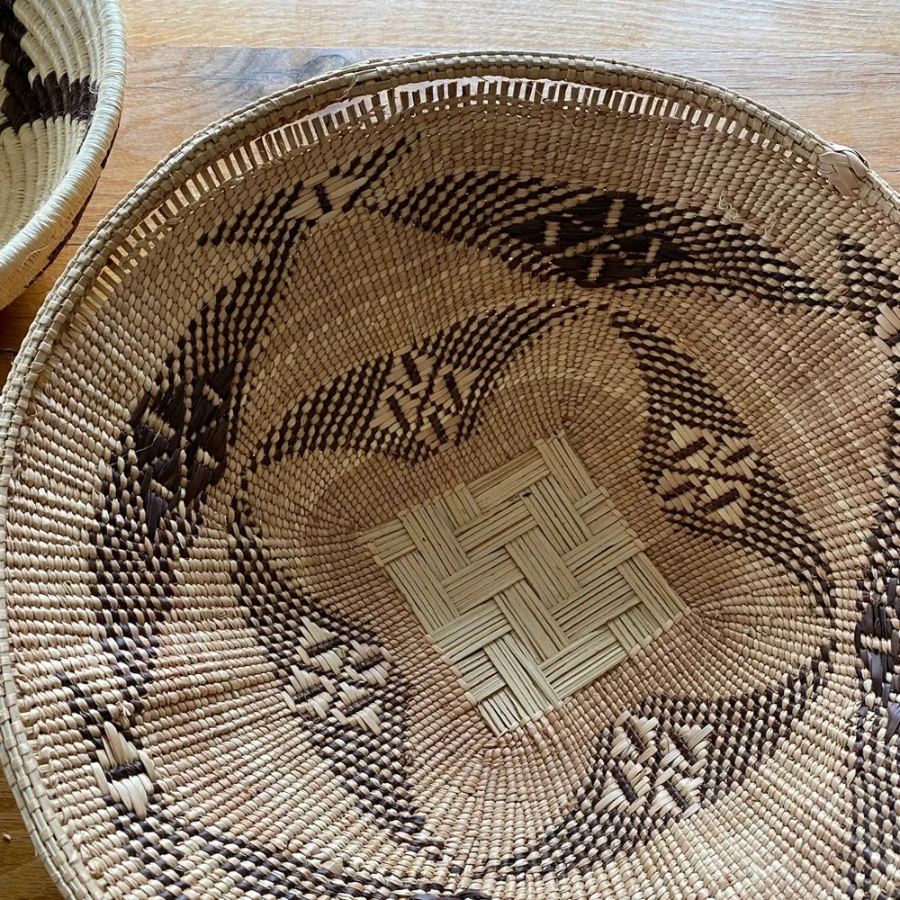 Set of 3 Zulu Handmade Grass Hanging Baskets